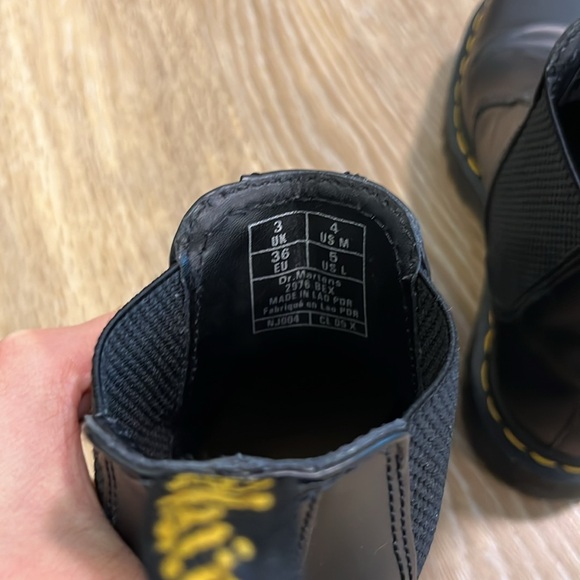 Doc Martens Bex 2976 Black Leather Chelsea Boots - Picture 4 of 5